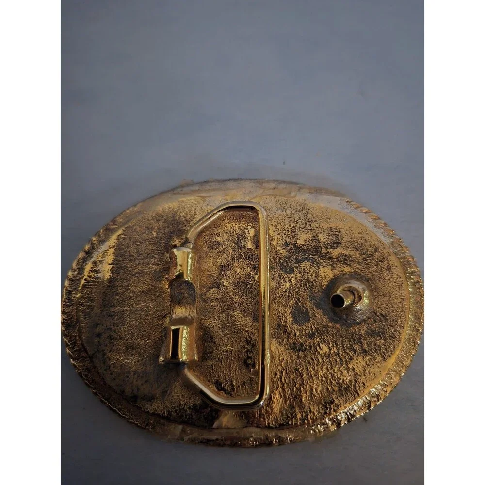 Vtg. Golden Nugget 1989 Country Western Jamboree Belt Buckle (Y-7)